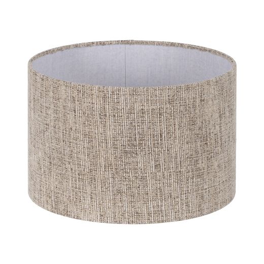 Brown fabric lampshade for lighting 35 x 35 x 22 cm