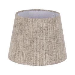 Brown fabric lampshade for lighting 35 x 35 x 26 cm