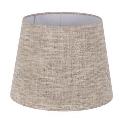 Brown fabric lampshade, lighting, 45 x 45 x 34 cm