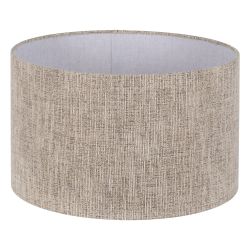 Brown fabric lampshade for lighting 50 x 50 x 30 cm