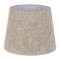 Brown fabric lampshade for lighting 50 x 50 x 38 cm