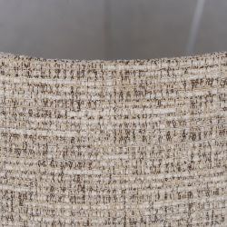 Brown fabric lampshade for lighting 50 x 50 x 38 cm
