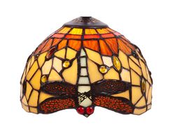 Tiffany Lampshade Series Belle Amber diameter 20 cm.