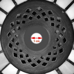 Pantalla  Tiffany Serie Belle Epoque diaametro 41 cm.