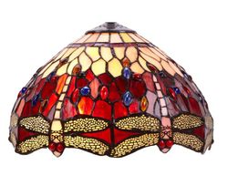 Tiffany Lampenschirm Serie Belle Rouge Durchmesser 31 cm.