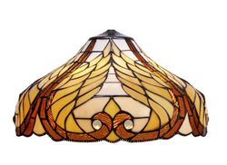 Abajur Tiffany Dalí Série diâmetro 45 cm.