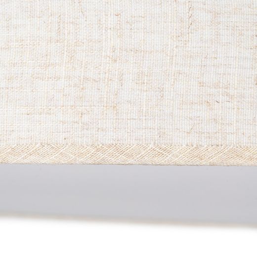 Raw metal/linen ceiling panel 70 x 70 x 15 cm