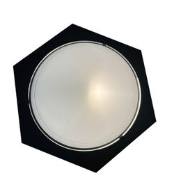 Economical black ceiling lamp d.35cm