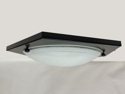Economical black ceiling lamp d.35cm