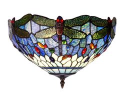 Plafonnier Série Tiffany Belle Epoque diamètre 40cm