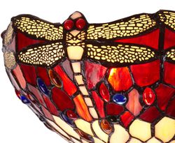Ceiling light Tiffany Series Belle Rouge diameter 40cm