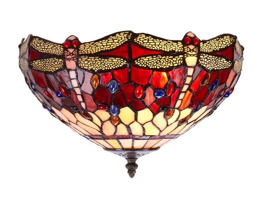 Tiffany ceiling lamp Belle Rouge series diameter 40cm