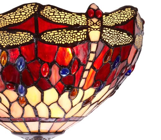 Plafoniera Tiffany serie Belle Rouge diametro 40cm