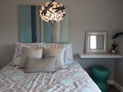 Plafón techo Tiffany Serie Pedrera diámetro 30cm