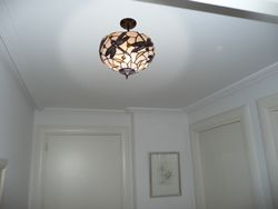 Plafón techo Tiffany Serie Pedrera diámetro 30cm