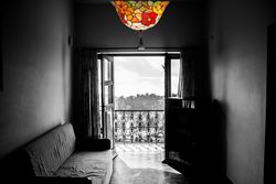 Plafón Tiffany Serie Bell diámetro 40cm Tiffan y Luz