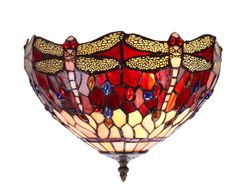Ceiling lamp Tiffany Belle Rouge Series diameter 30cm Tiffan and Light
