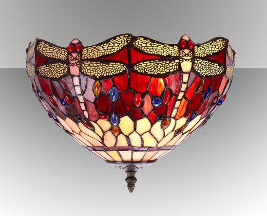 Ceiling lamp Tiffany Belle Rouge Series diameter 30cm Tiffan and Light