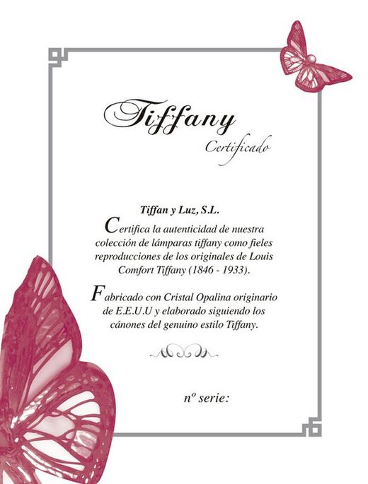 Tiffany ceiling lamp Dalí Series diameter 30cm Tiffan and Light