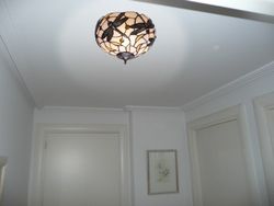 Plafón Tiffany Serie Pedrera diámetro 30cm Tiffan y Luz