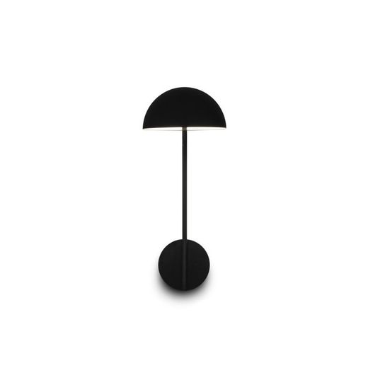 PURE LED Lámpara aplique negro y oro Faro