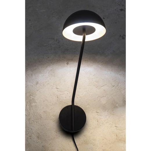PURE LED Wall lamp black and gold Faro