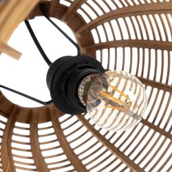 S/2 natural bamboo ceiling lamp 41 x 41 x 33 cm