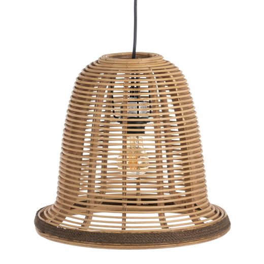 S/2 natural bamboo ceiling lamp 41 x 41 x 33 cm