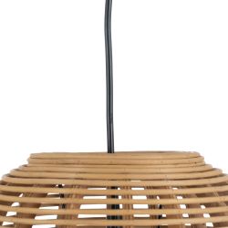 S/2 natural bamboo ceiling lamp 41 x 41 x 33 cm