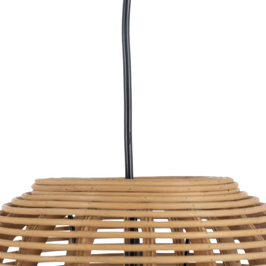 S/2 natural bamboo ceiling lamp 41 x 41 x 33 cm
