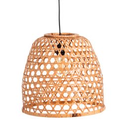 S/2 natural bamboo ceiling lamp 42 x 42 x 42 cm