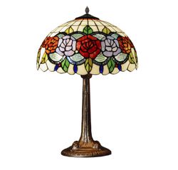 Foma base table lamp with Tiffany lampshade diameter 40cm