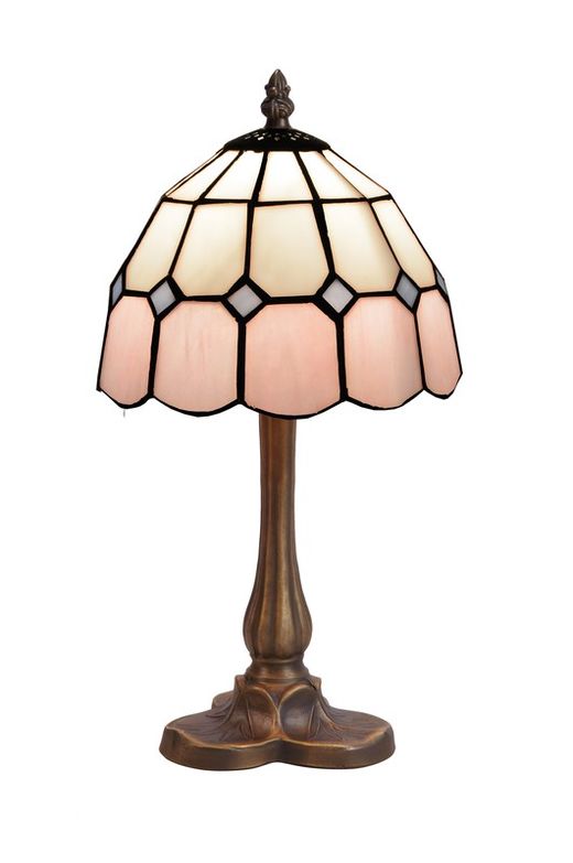 Sobremesa base de foma con pantalla  Tiffany diámetro 20cm