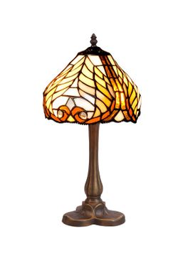 Foma Tischlampe mit Tiffany Lampenschirm Dalí Serie Durchmesser 20cm