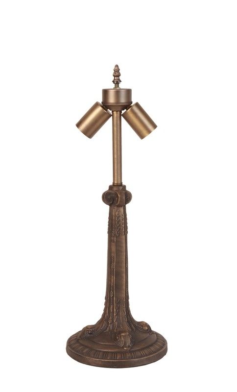 Größere Basis-Tischlampe mit Tiffany-Formen, Durchmesser 40 cm, Güell-Serie