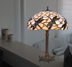 Größere Basis Tischlampe mit Pates Tiffany Durchmesser 45cm Pedrera Serie
