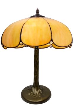 Große Tischlampe Tiffany Durchmesser 45cm Serie Virginia