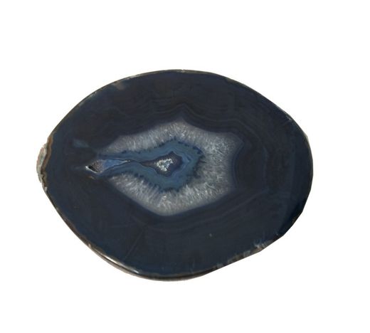 Tiffany medium table lamp diameter 30cm Virginia Series with blue agate base of "Tiffan and light"