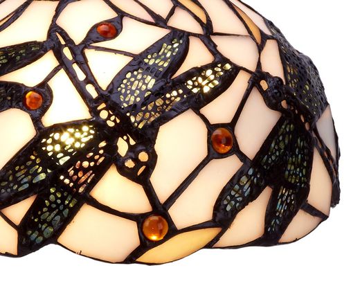 Small table lamp Tiffany shape base diameter 20cm Pedrera Series