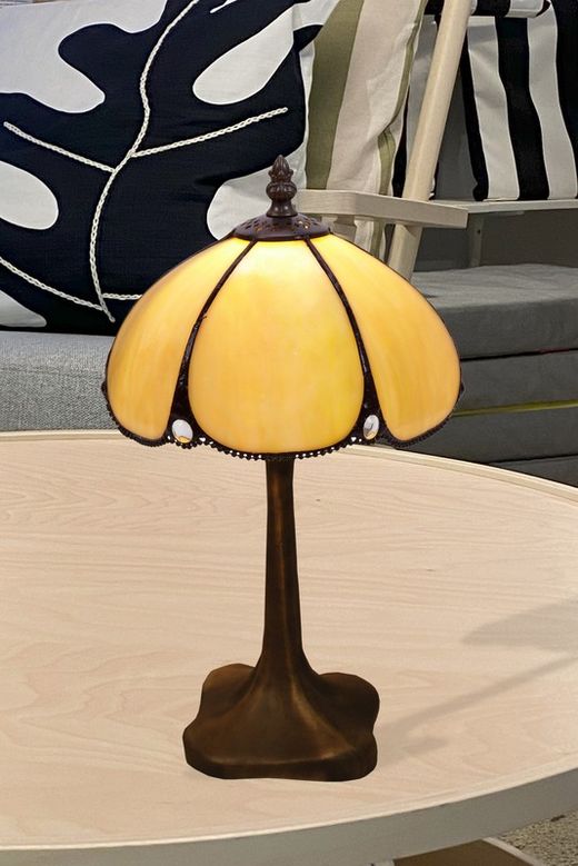 Table lamp smaller Tiffany diameter 20cm Virginia Series