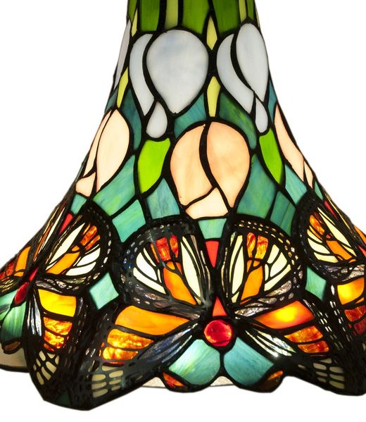 Tiffany Tischlampe Durchmesser 35cm Butterfly Serie