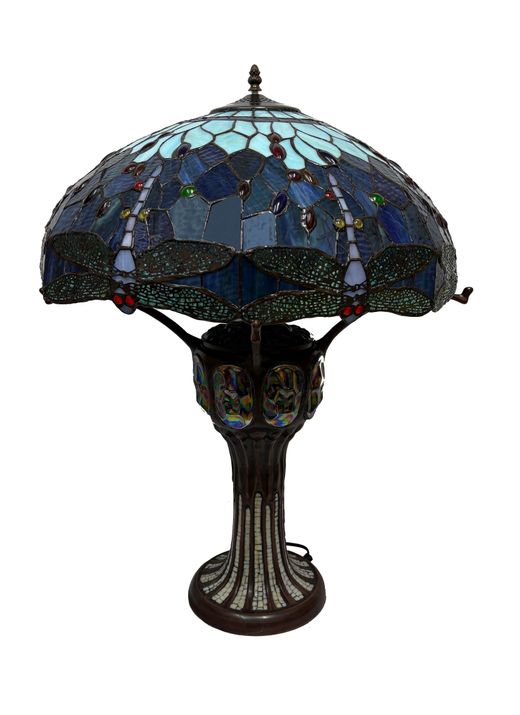 Piano tavolo Tiffany Serie Belle Epoque, diametro 54 cm