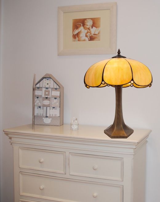 Tiffany Tischlampe Serie Virginia Durchmesser 45cm