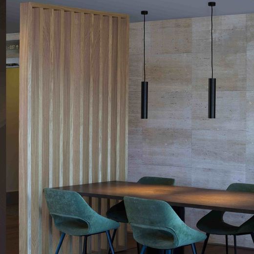 STAN Lampada sospensione nera